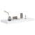 Rafturi de perete suspendate, 2 buc., alb, 60x23,5x3,8 cm, MDF GartenMobel Dekor