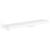 Raft de perete suspendat, alb, 120x23,5x3,8 cm, MDF GartenMobel Dekor