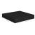 Rafturi de perete suspendate, 2 buc., negru, 23x23,5x3,8 cm MDF GartenMobel Dekor