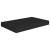 Rafturi de perete suspendate, 4 buc., negru, 40x23x3,8 cm, MDF GartenMobel Dekor
