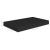 Rafturi de perete suspendate, 4 buc., negru, 40x23x3,8 cm, MDF GartenMobel Dekor
