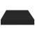 Rafturi de perete suspendate, 4 buc., negru, 50x23x3,8 cm, MDF GartenMobel Dekor