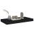 Rafturi de perete suspendate, 4 buc., negru, 50x23x3,8 cm, MDF GartenMobel Dekor