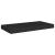 Rafturi de perete suspendate, 4 buc., negru, 50x23x3,8 cm, MDF GartenMobel Dekor