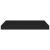 Rafturi de perete suspendate, 2 buc., negru, 60x23,5x3,8 cm MDF GartenMobel Dekor