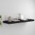 Raft de perete suspendat, negru, 80x23,5x3,8 cm, MDF GartenMobel Dekor