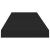 Rafturi de perete suspendate 2 buc., negru, 80x23,5x3,8 cm, MDF GartenMobel Dekor