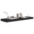 Rafturi de perete suspendate 2 buc., negru, 80x23,5x3,8 cm, MDF GartenMobel Dekor