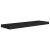 Rafturi de perete suspendate 2 buc., negru, 80x23,5x3,8 cm, MDF GartenMobel Dekor