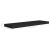 Rafturi de perete suspendate 2 buc., negru, 80x23,5x3,8 cm, MDF GartenMobel Dekor