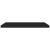 Rafturi de perete suspendate 4 buc., negru, 90x23,5x3,8 cm, MDF GartenMobel Dekor