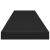 Raft de perete suspendat, negru, 120x23,5x3,8 cm, MDF GartenMobel Dekor