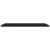 Rafturi de perete suspendate 2 buc., negru 120x23,5x3,8 cm, MDF GartenMobel Dekor