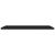 Rafturi de perete suspendate 4 buc. negru 120x23,5x3,8 cm MDF GartenMobel Dekor