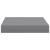 Rafturi de perete suspendate, 2 buc., gri, 23x23,5x3,8 cm, MDF GartenMobel Dekor
