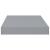Raft de perete suspendat, gri, 40x23x3,8 cm, MDF GartenMobel Dekor
