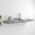 Raft de perete suspendat, gri, 80x23,5x3,8 cm, MDF GartenMobel Dekor