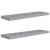 Rafturi de perete suspendate, 2 buc., gri, 90x23,5x3,8 cm, MDF GartenMobel Dekor