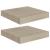 Rafturi perete suspendate, 2 buc., stejar, 23x23,5x3,8 cm, MDF GartenMobel Dekor