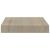 Rafturi perete suspendate, 4 buc., stejar, 23x23,5x3,8 cm, MDF GartenMobel Dekor