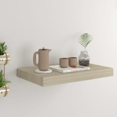 Raft de perete suspendat, stejar, 40x23x3,8 cm, MDF GartenMobel Dekor