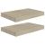 Rafturi de perete suspendate, 2 buc., stejar, 40x23x3,8 cm, MDF GartenMobel Dekor