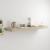 Raft de perete suspendat, stejar, 80x23,5x3,8 cm, MDF GartenMobel Dekor