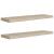 Rafturi de perete suspendate 2 buc., stejar, 90x23,5x3,8 cm MDF GartenMobel Dekor