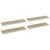 Rafturi de perete suspendate 4 buc. stejar, 90x23,5x3,8 cm, MDF GartenMobel Dekor
