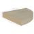 Raft colțar de perete, stejar, 25 x 25 x 3,8 cm, MDF GartenMobel Dekor