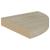 Raft colțar de perete, stejar, 25 x 25 x 3,8 cm, MDF GartenMobel Dekor