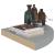 Raft colțar de perete, gri, 35 x 35 x 3,8 cm, MDF GartenMobel Dekor