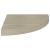 Rafturi colț suspendate, 4 buc., stejar, 35x35x3,8 cm, MDF GartenMobel Dekor