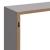 Rafturi cub de perete, 3 buc., gri, MDF GartenMobel Dekor