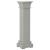 Suport de plante clasic formă stâlp pătrat gri 17x17x66 cm MDF GartenMobel Dekor