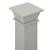 Suport de plante clasic formă stâlp pătrat gri 17x17x66 cm MDF GartenMobel Dekor