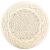Taburet puf macrame lucrat manual, 45 x 30 cm, bumbac GartenMobel Dekor