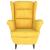 Fotoliu, galben muștar, catifea GartenMobel Dekor