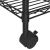 Raft depozitare cu roți, 3 niveluri, negru, 60x35x81cm, 150 kg GartenMobel Dekor