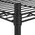 Raft depozitare cu roți, 3 niveluri, negru, 60x35x81cm, 150 kg GartenMobel Dekor