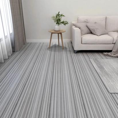 Plăci pardoseală autoadezive 55 buc. gri deschis PVC 5,11 m² GartenMobel Dekor