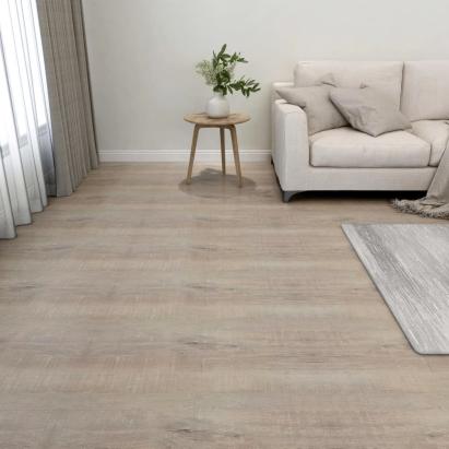 Plăci de pardoseală autoadezive 55 buc. gri taupe PVC 5,11 m² GartenMobel Dekor