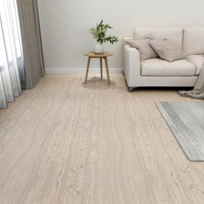 Plăci de pardoseală autoadezive 55 buc. maro deschis PVC 5,11m² GartenMobel Dekor