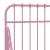 Cadru de pat extensibil, roz, metal, 80x130/200 cm GartenMobel Dekor