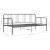 Cadru pat canapea, gri, 90 x 200 cm, metal GartenMobel Dekor