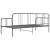 Cadru pat canapea, gri, 90 x 200 cm, metal GartenMobel Dekor