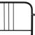 Cadru pat canapea extensibilă, negru, 90 x 200 cm, metal GartenMobel Dekor