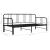 Cadru pat canapea extensibilă, negru, 90 x 200 cm, metal GartenMobel Dekor
