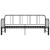 Cadru pat canapea extensibilă, negru, 90 x 200 cm, metal GartenMobel Dekor