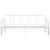 Cadru pat canapea extensibilă, alb, 90 x 200 cm, metal GartenMobel Dekor